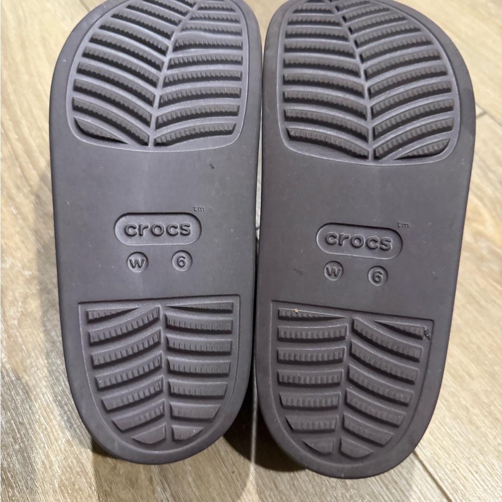 CROCS Brown Platform Clogs - image 4